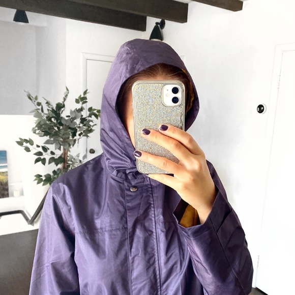 ☔️ CECILIA CLASSICS PURPLE HONEY LONG RAIN COAT! - Picture 8 of 16